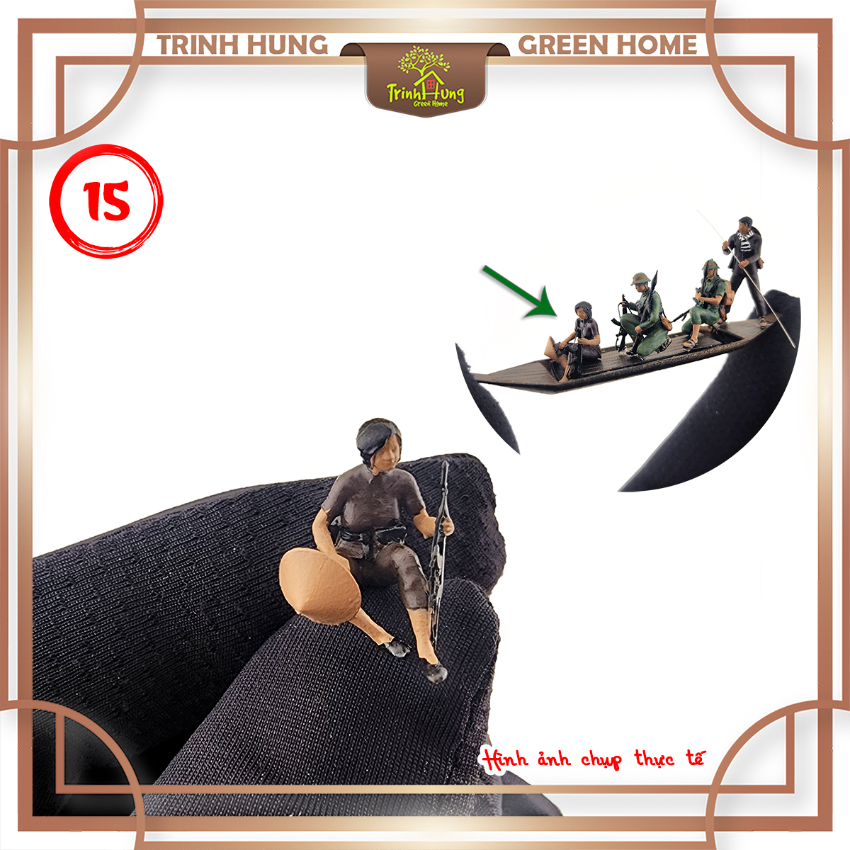 Mô hình lính bộ đội Việt Nam tỷ lệ 1:64 in 3D