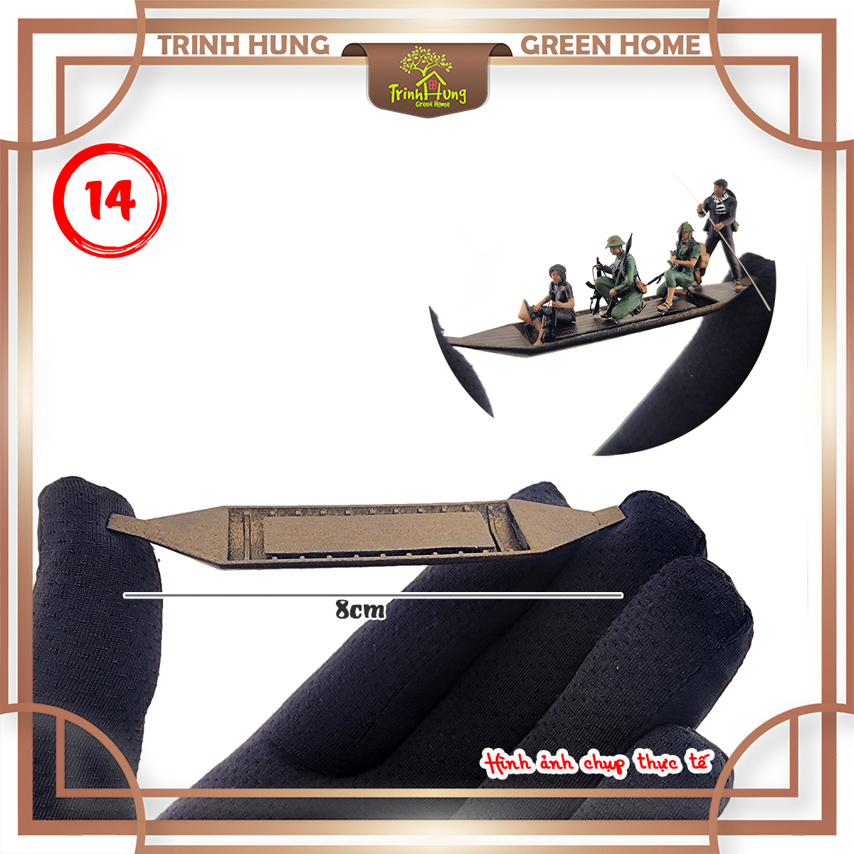 Mô hình lính bộ đội Việt Nam tỷ lệ 1:64 in 3D