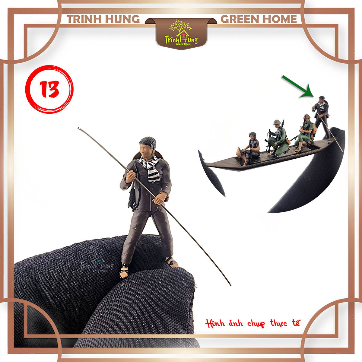 Mô hình lính bộ đội Việt Nam tỷ lệ 1:64 in 3D