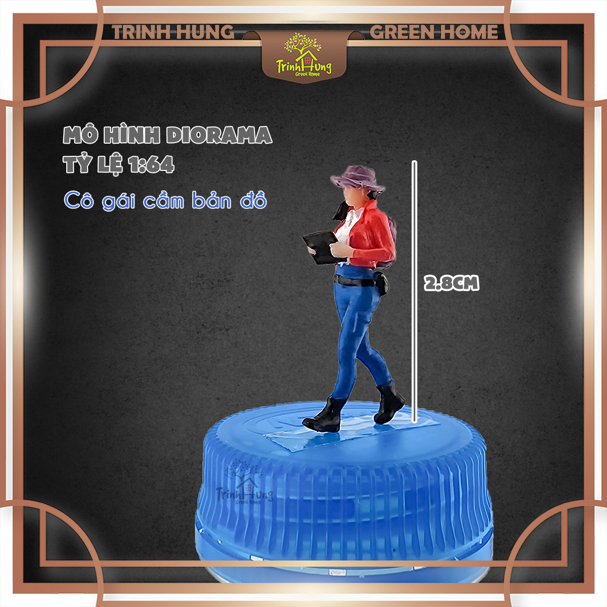 Mô hình người thám hiểm leo núi - Diorama 1:64