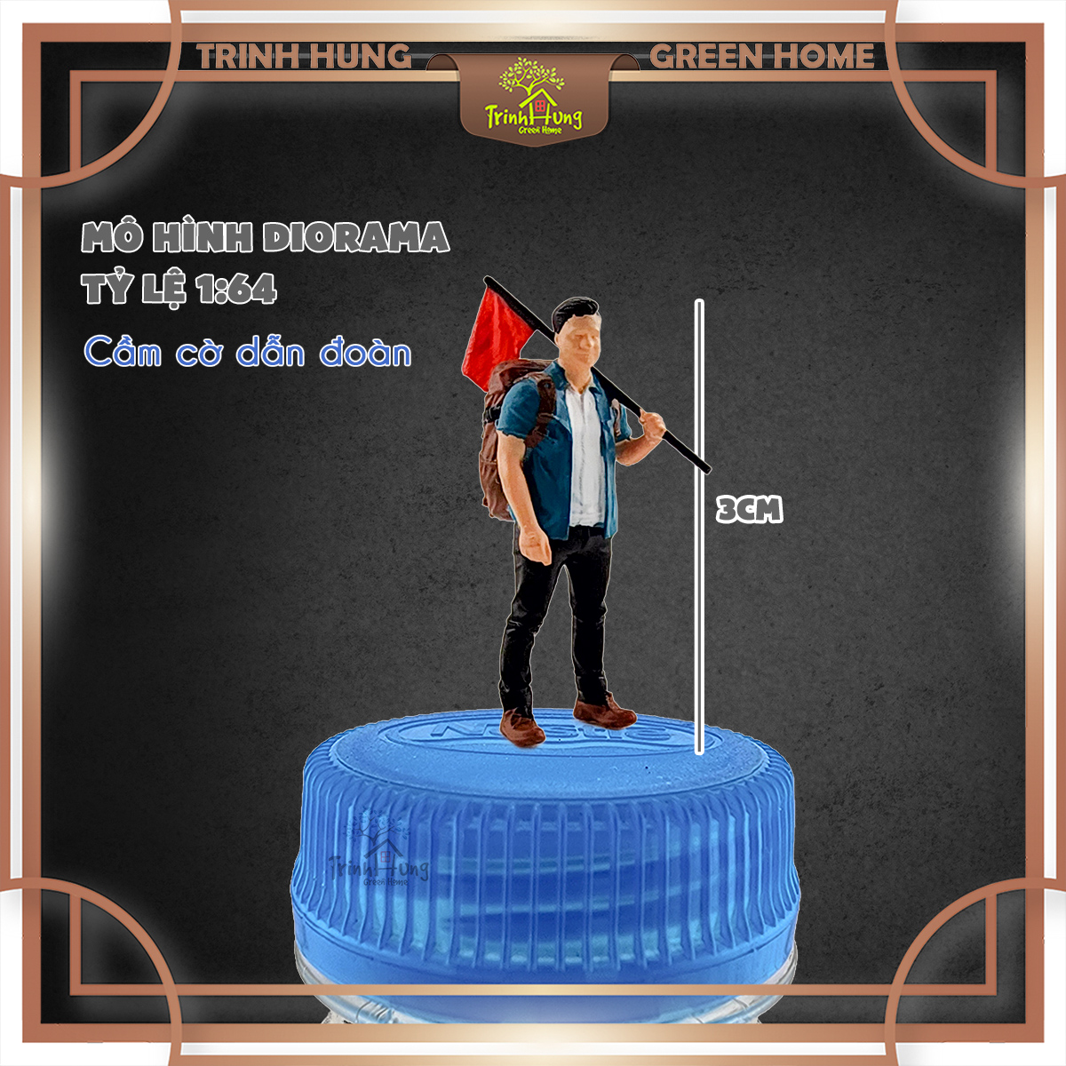 Mô hình người thám hiểm leo núi - Diorama 1:64