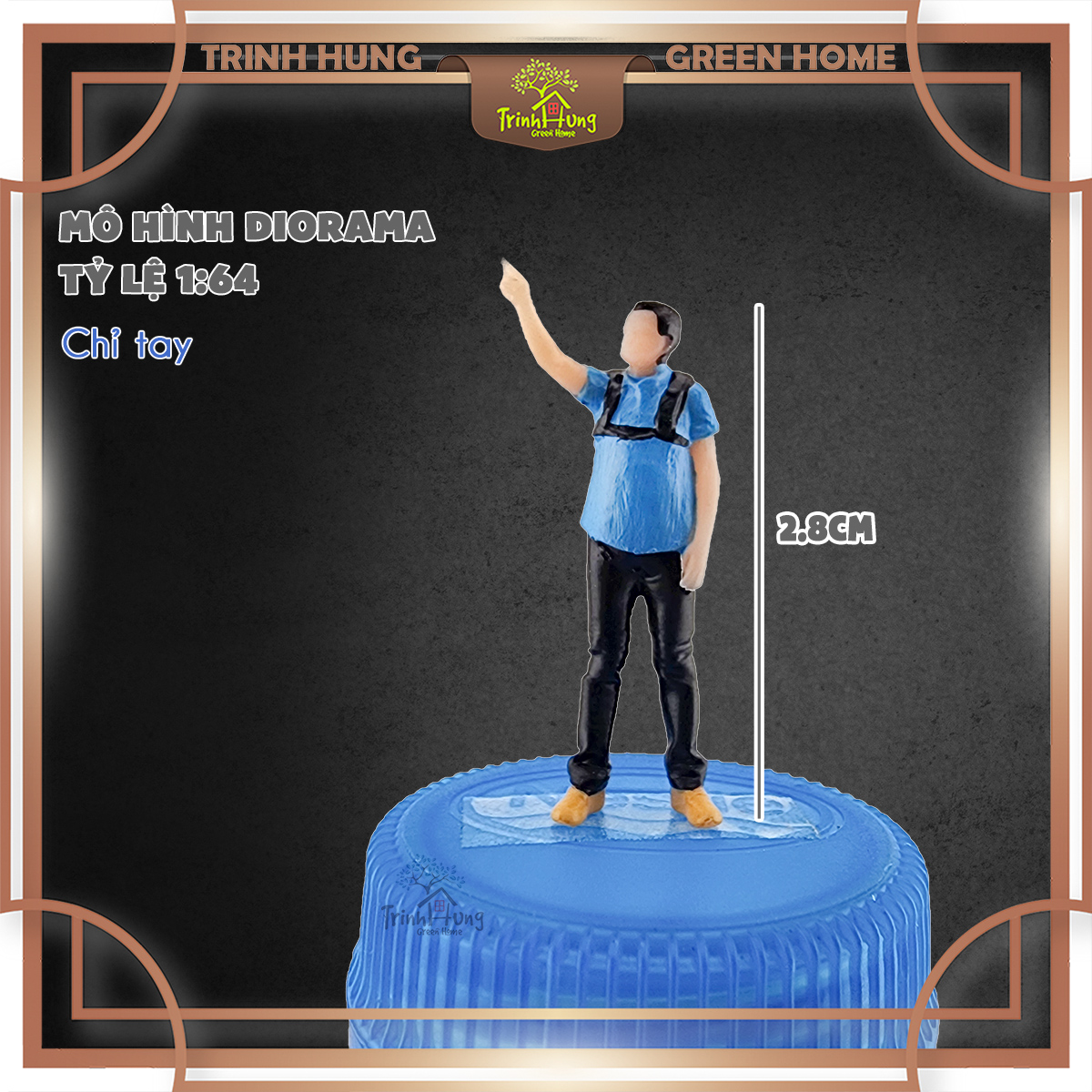 Mô hình người thám hiểm leo núi - Diorama 1:64