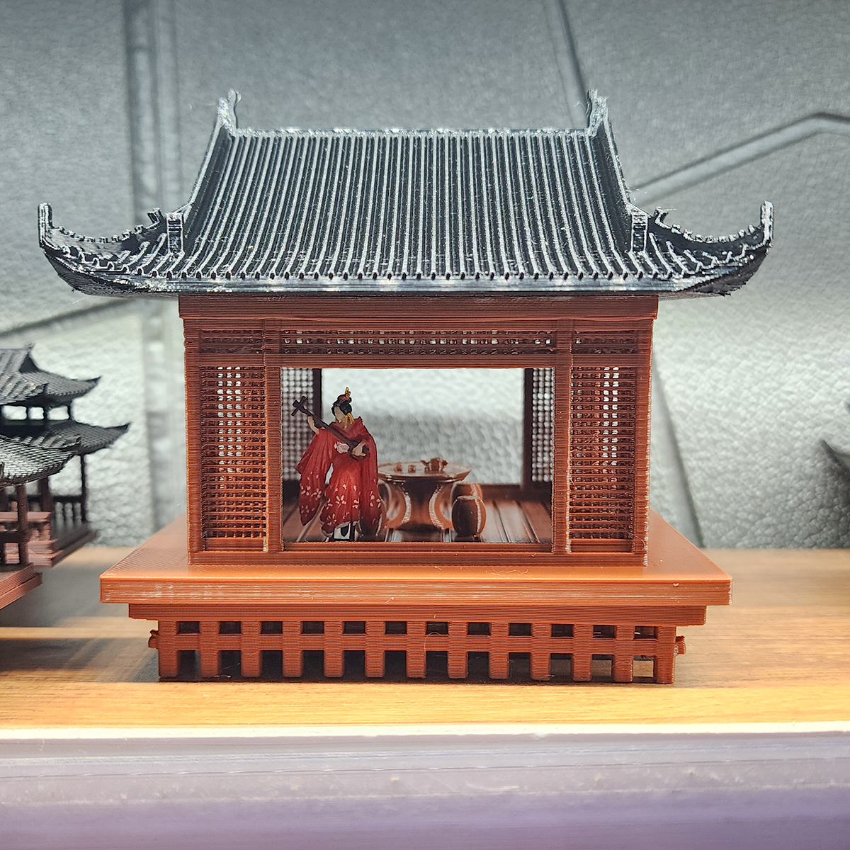 Mô hình nhà Nhật in 3D - nhà chờ