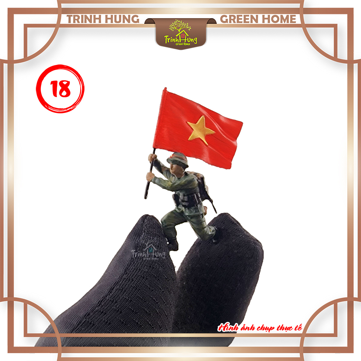 Mô hình lính bộ đội Việt Nam tỷ lệ 1:64 in 3D