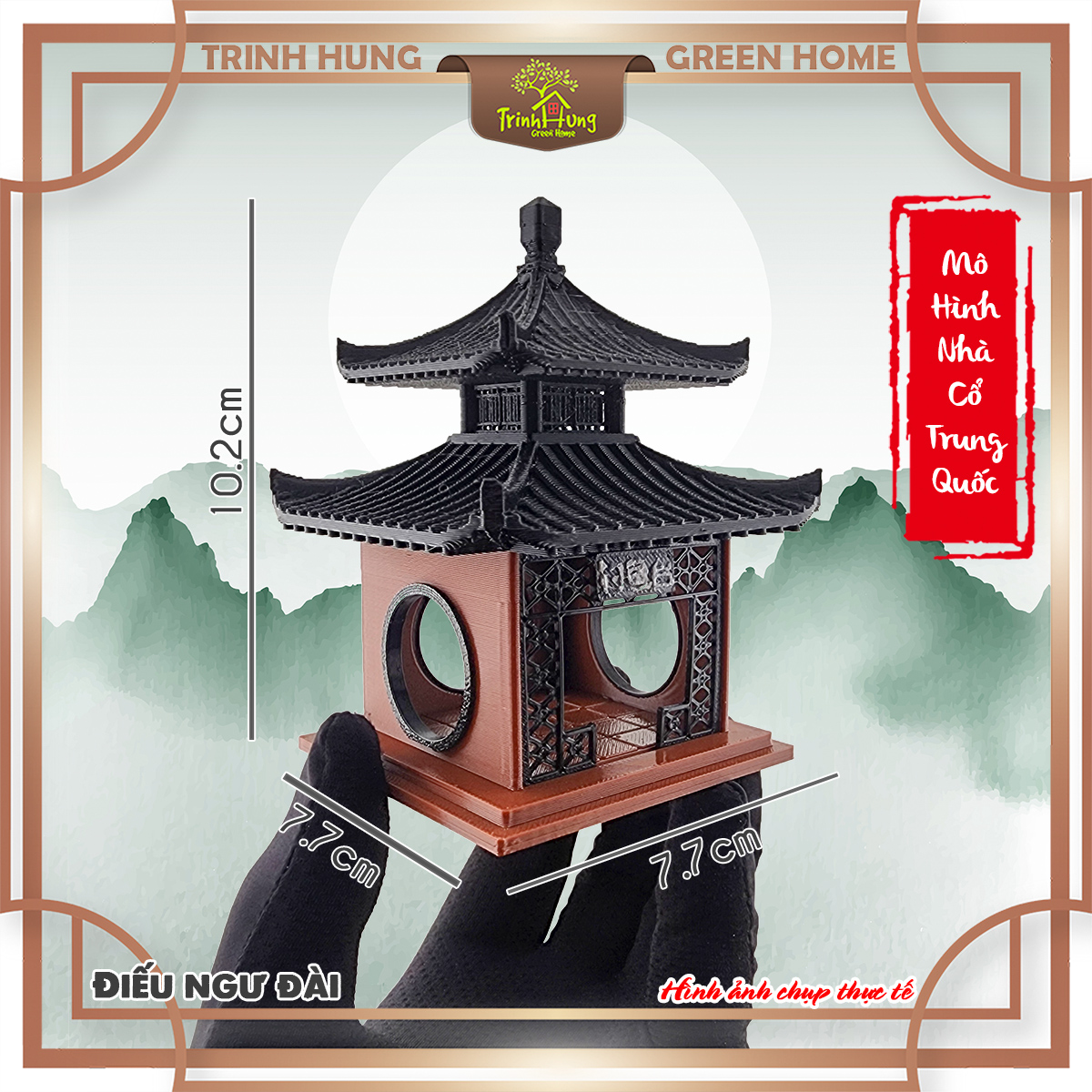 Mô hình nhà cổ trung quốc - Điếu ngư đài