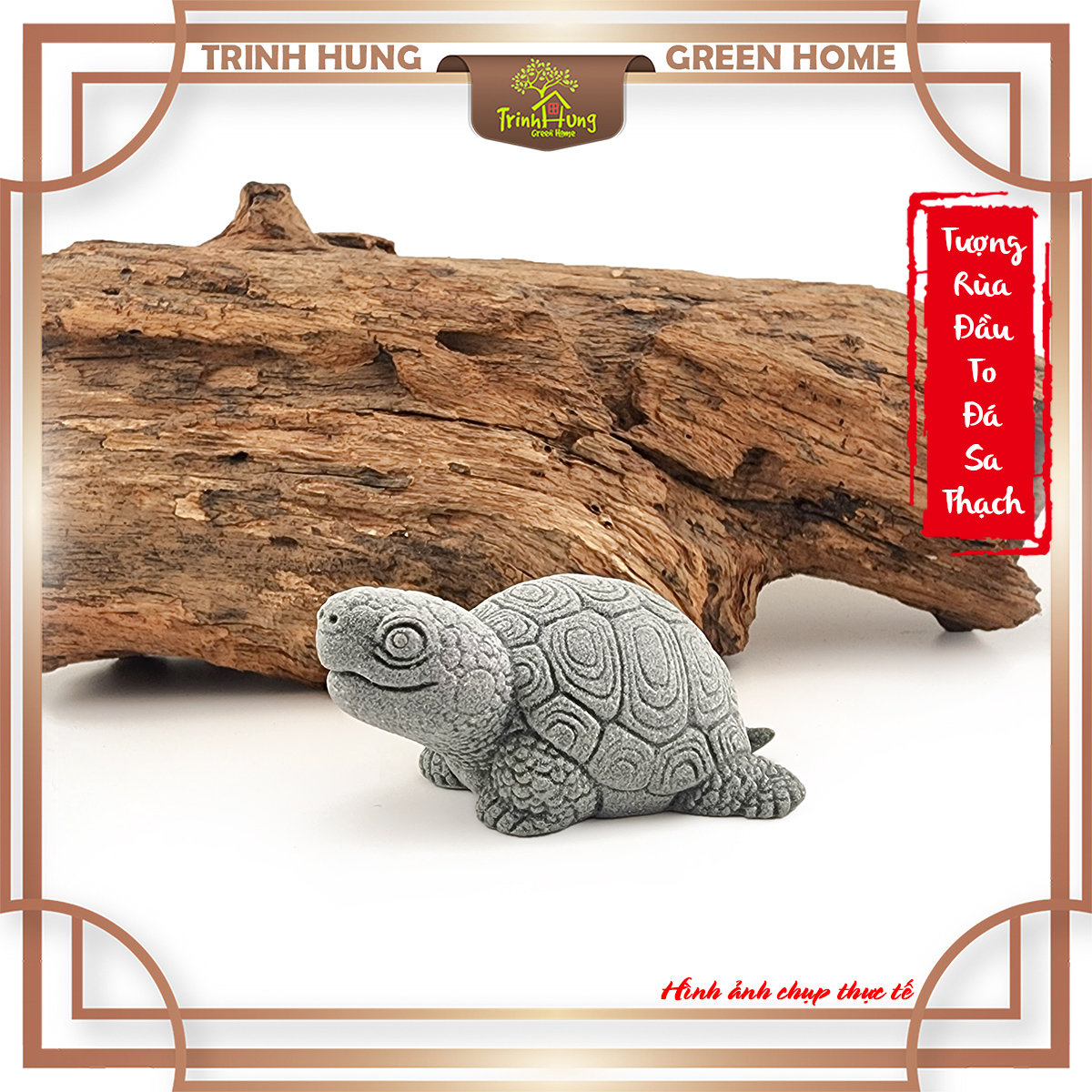 Tượng rùa đầu to đá sa thạch