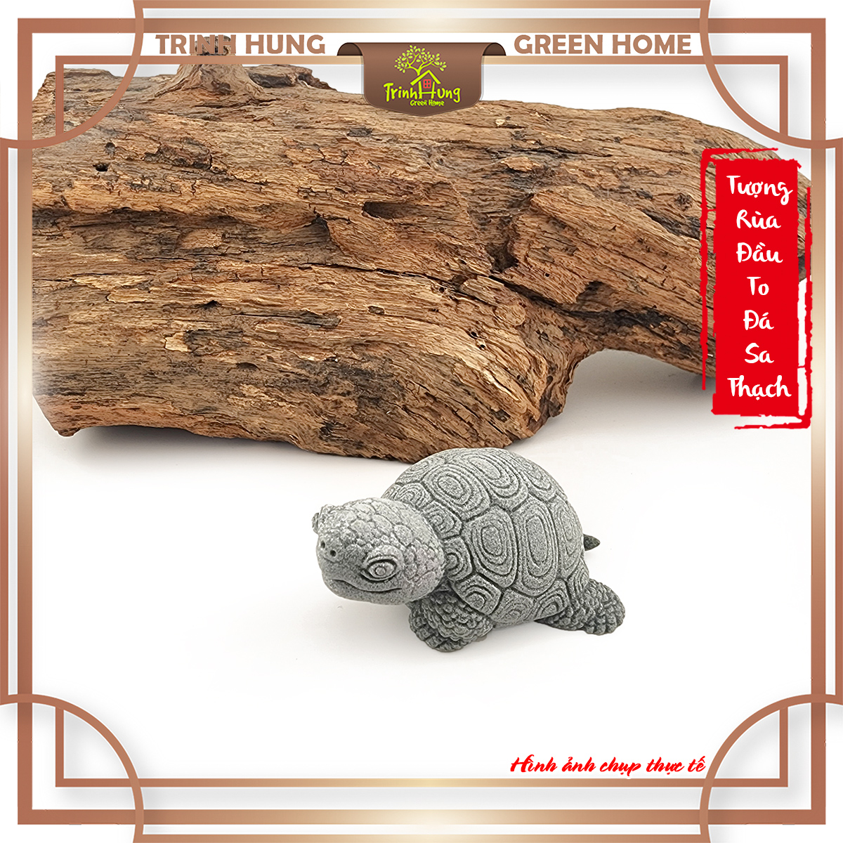 Tượng rùa đầu to đá sa thạch