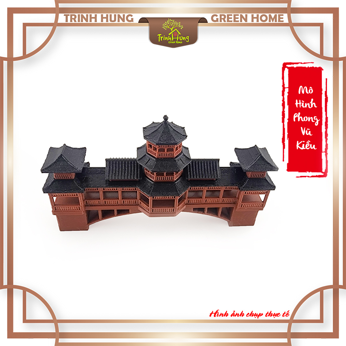 Mô hình nhà cổ trung quốc - Phong vũ kiều