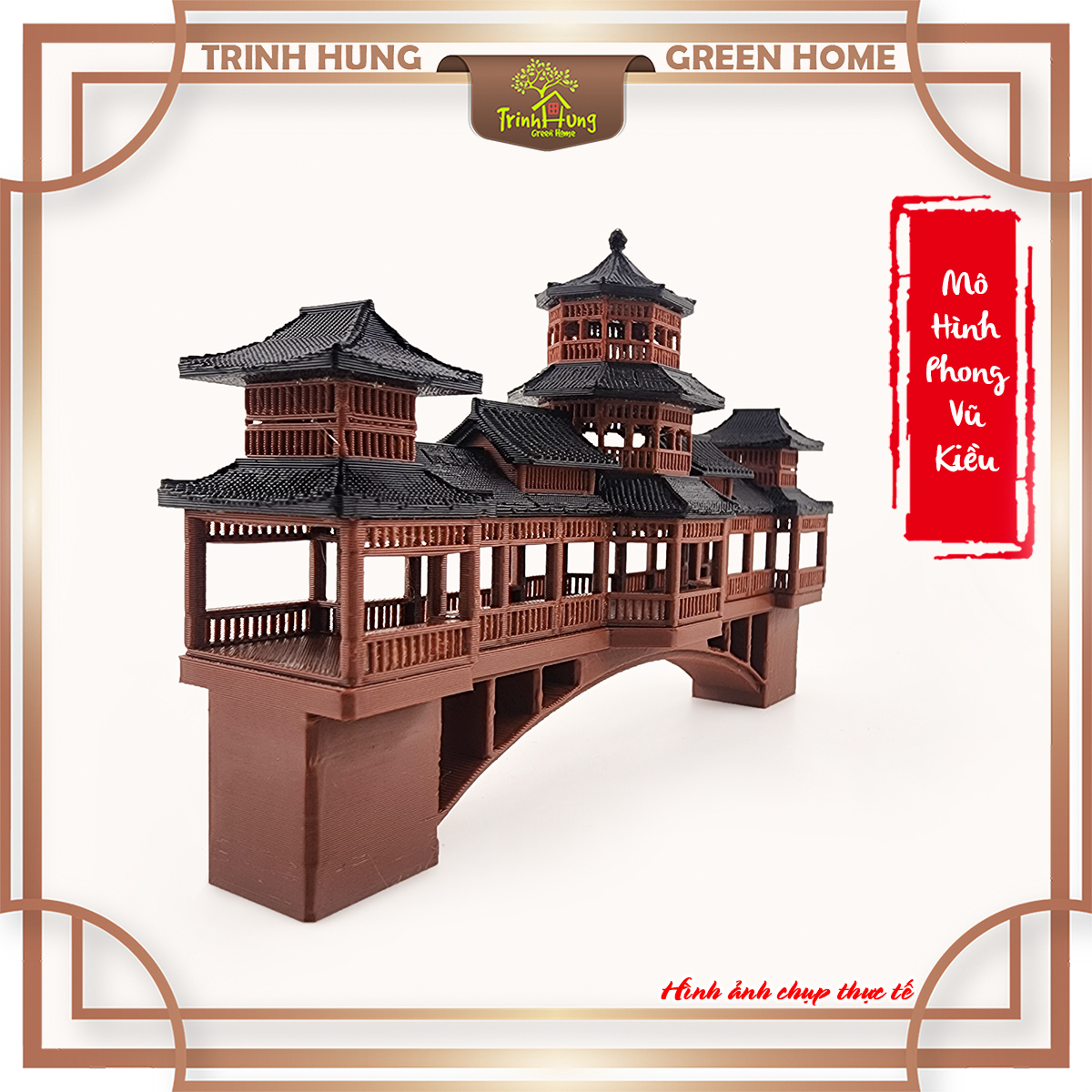 Mô hình nhà cổ trung quốc - Phong vũ kiều