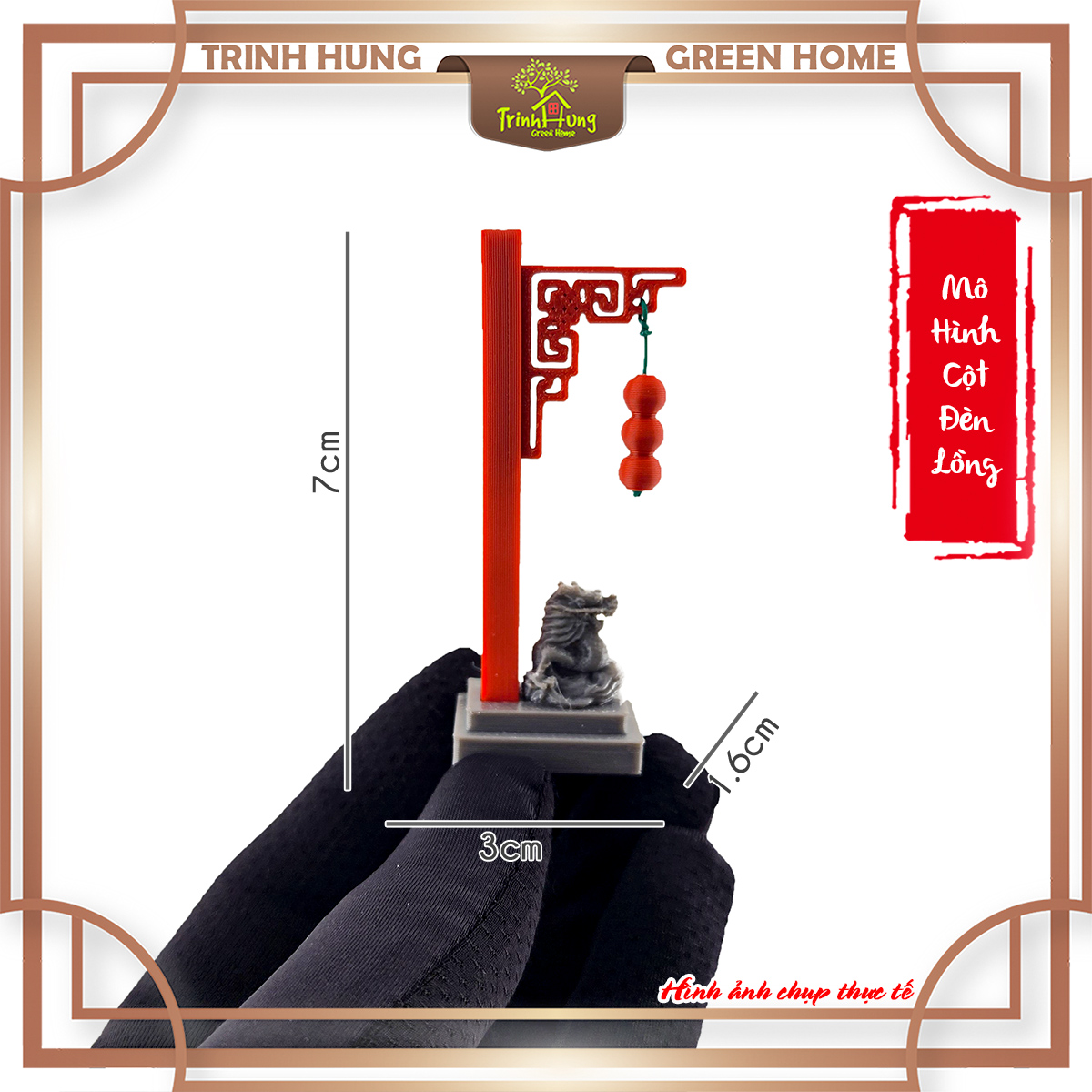 Mô hình cột đèn lồng in 3D