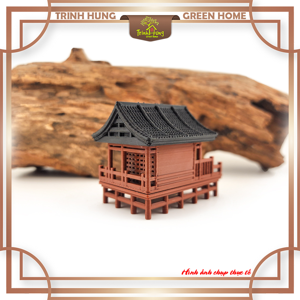 Mô hình nhà cổ trung quốc - Nhà sàn gỗ