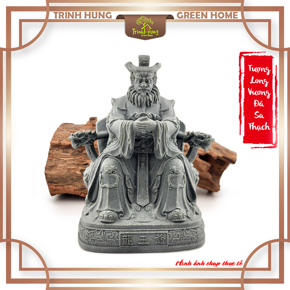 Tượng long vương đá sa thạch ST002