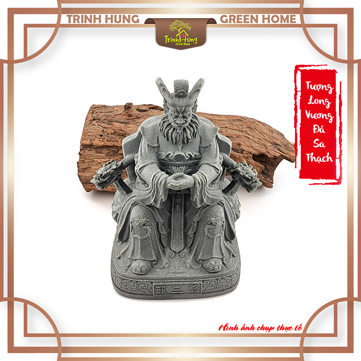Tượng long vương đá sa thạch ST002