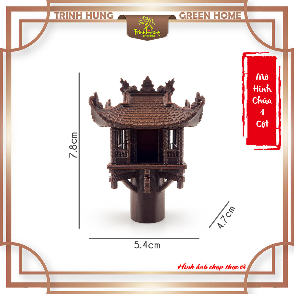 Mô hình chùa 1 cột in 3D