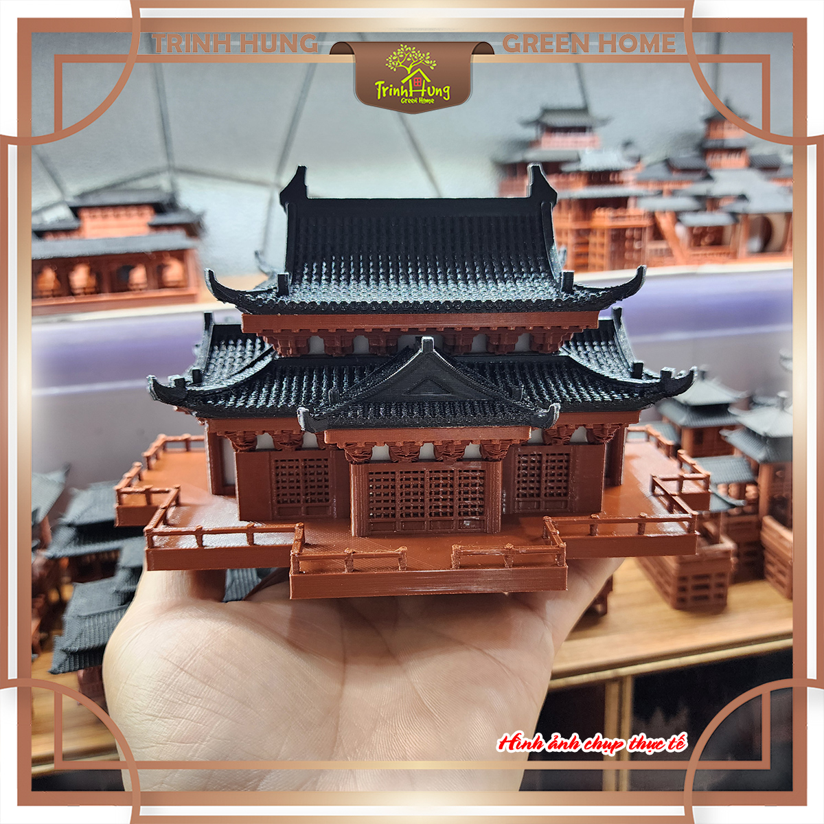 Mô hình nhà Nhật in 3D - nhà chính