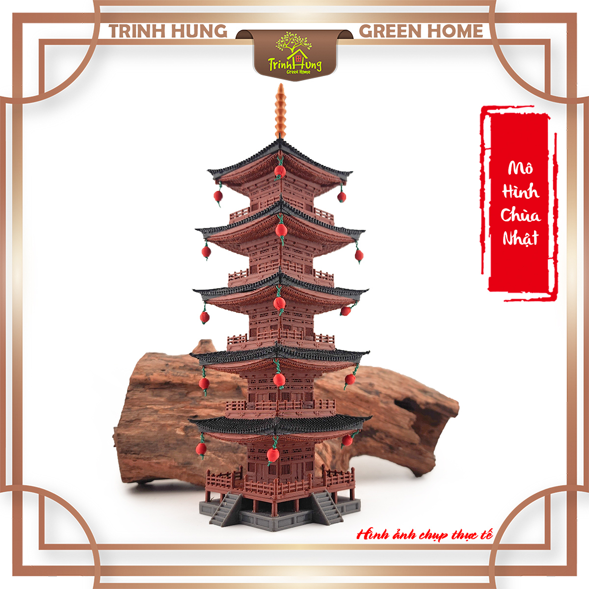 Mô hình nhà Nhật in 3D - tháp 5 tầng Toji