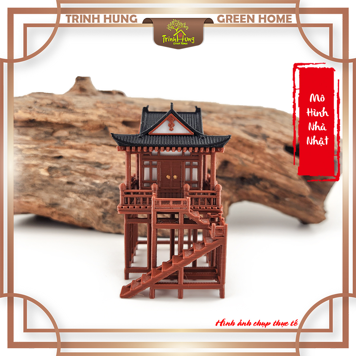 Mô hình nhà Nhật in 3D - Nhà vuông