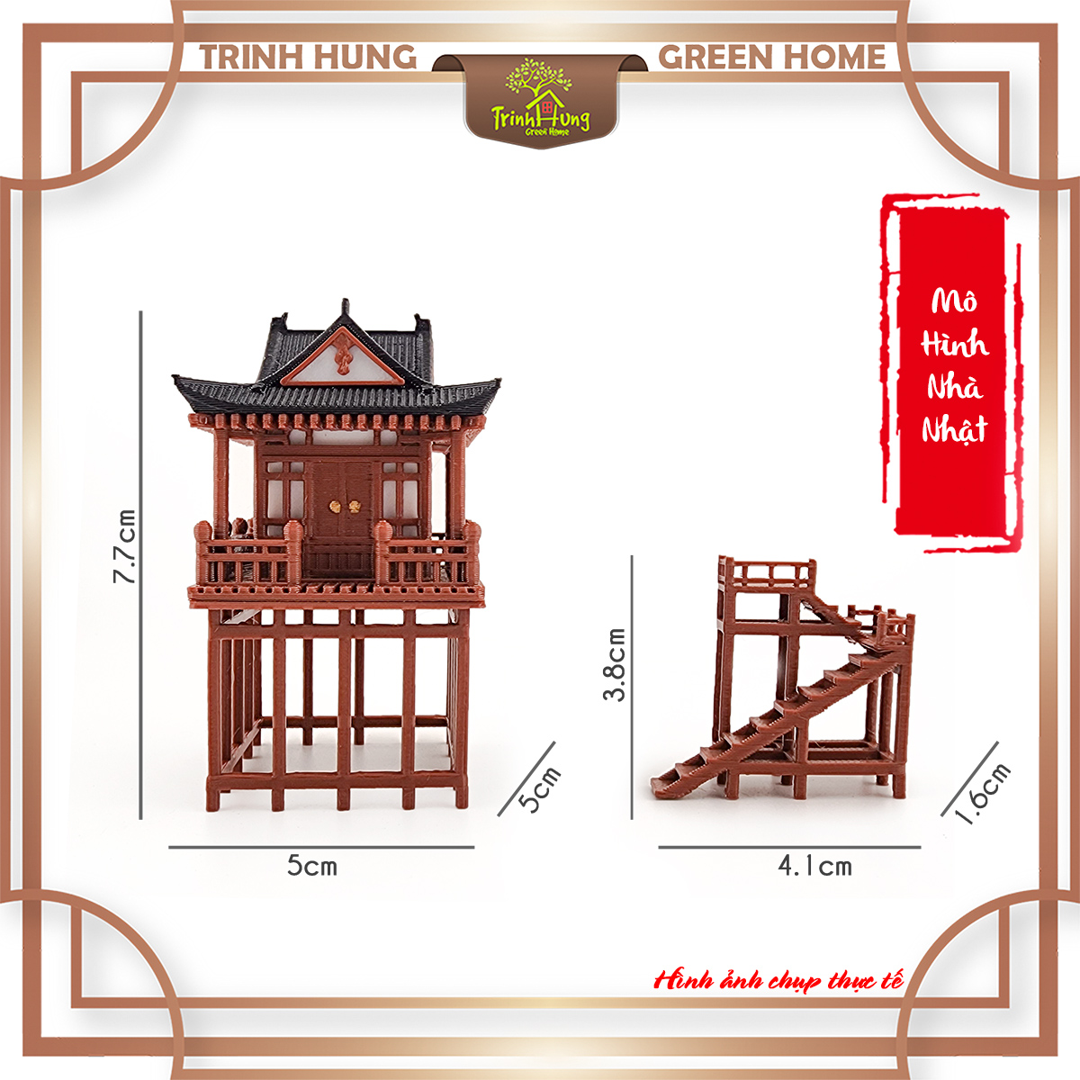 Mô hình nhà Nhật in 3D - Nhà vuông