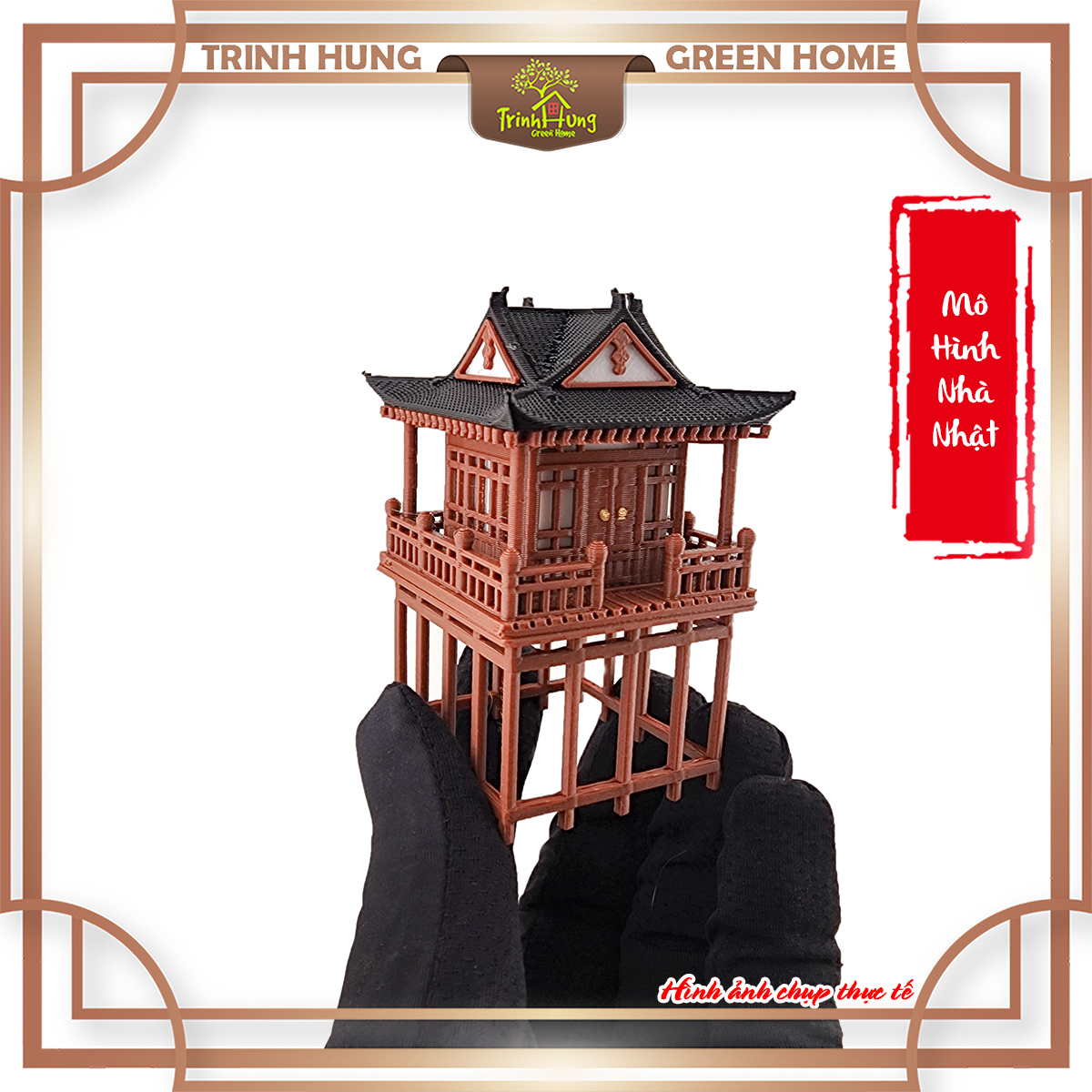 Mô hình nhà Nhật in 3D - Nhà vuông