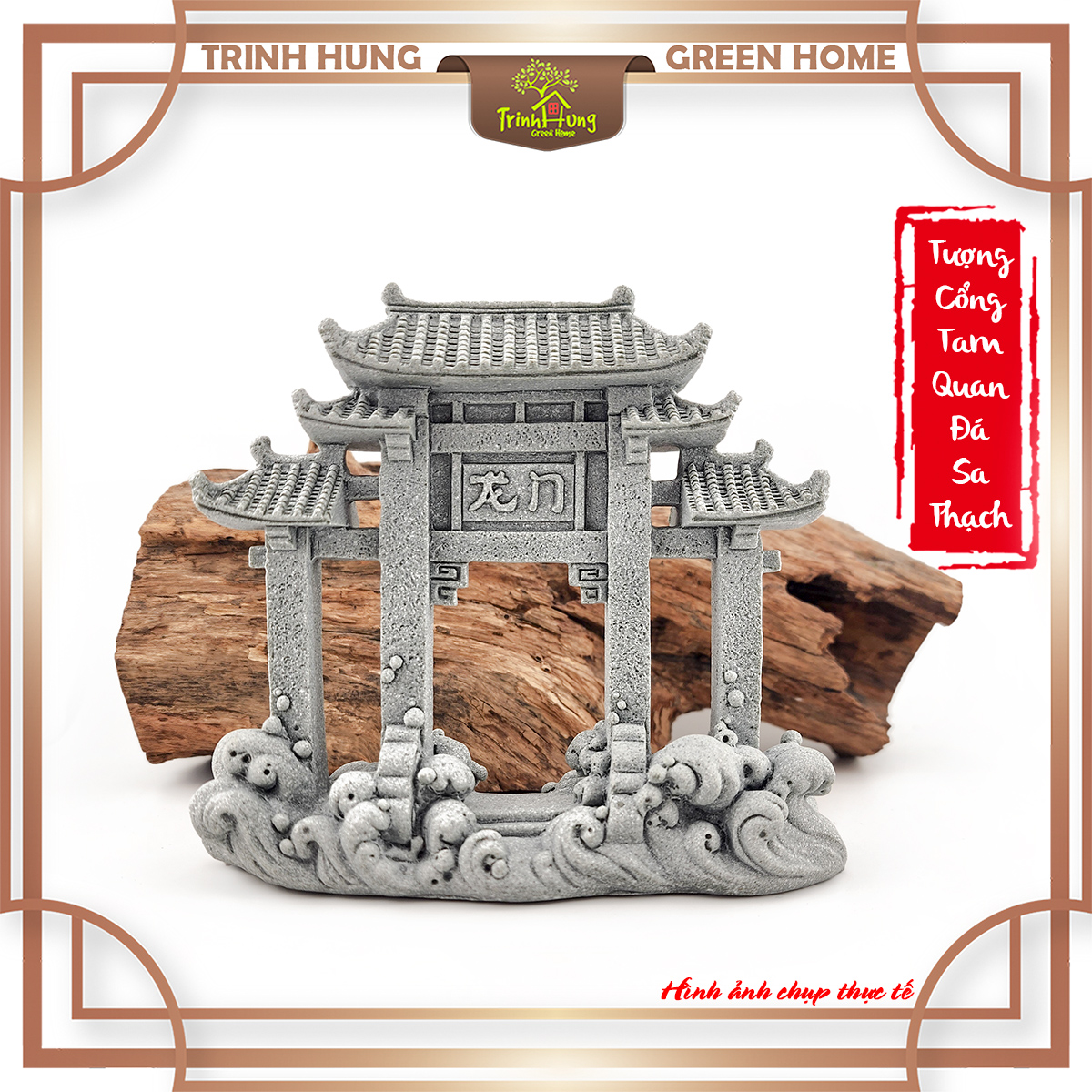 Tượng cổng tam quan đá sa thạch ST.PVN2685