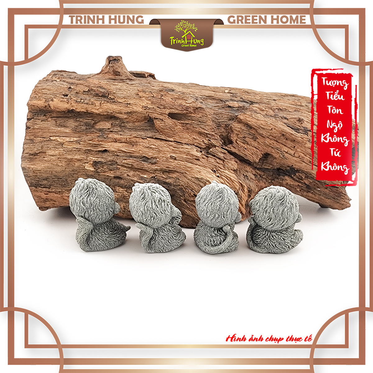 Bộ tiểu Tôn Ngộ Không tứ không đá sa thạch ST.PVN2677