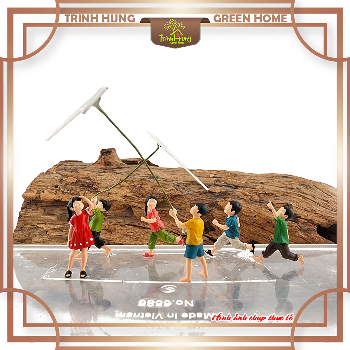 Mô hình Diorama 1/64 - thả diều - in 3D sắc nét