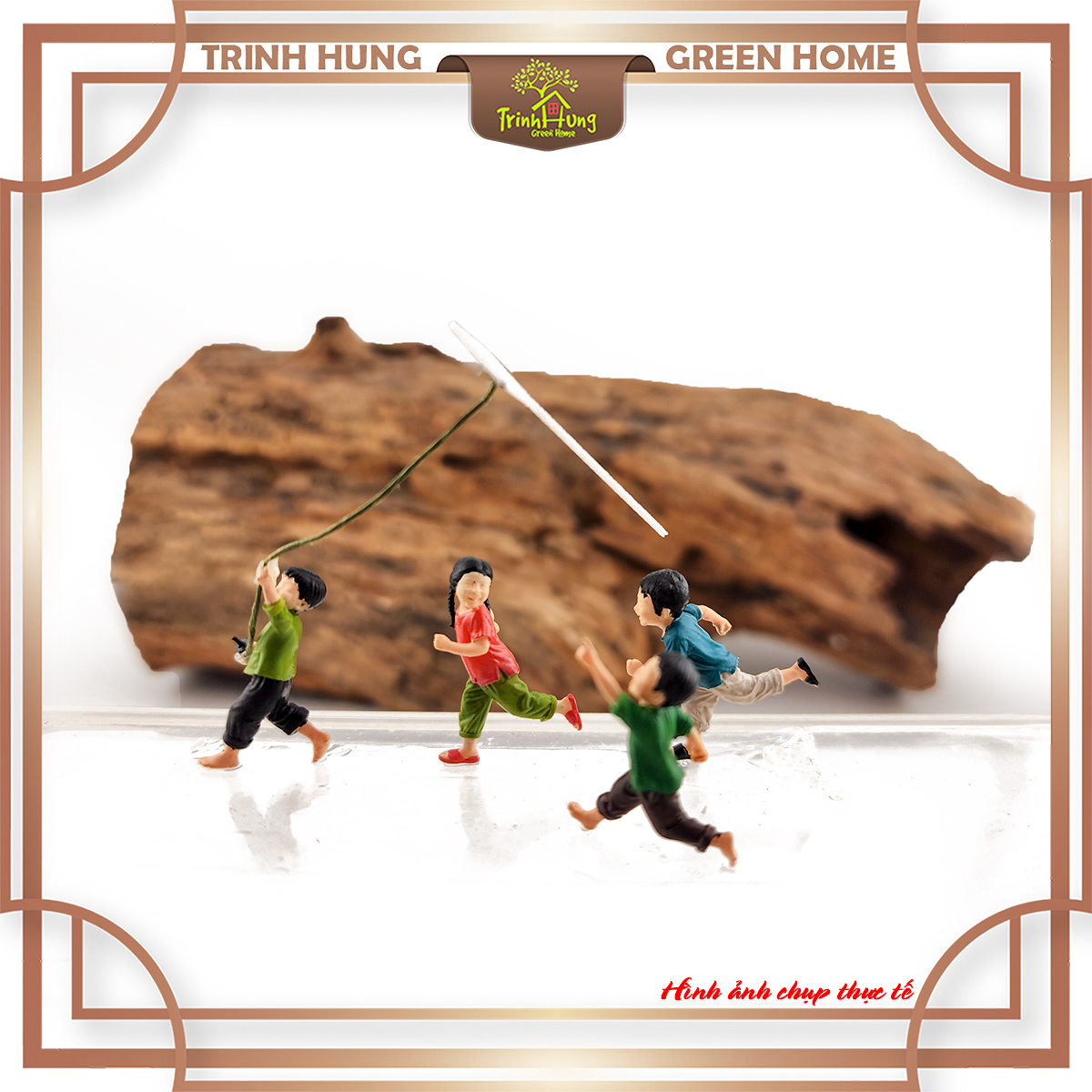 Mô hình Diorama 1/64 - thả diều - in 3D sắc nét