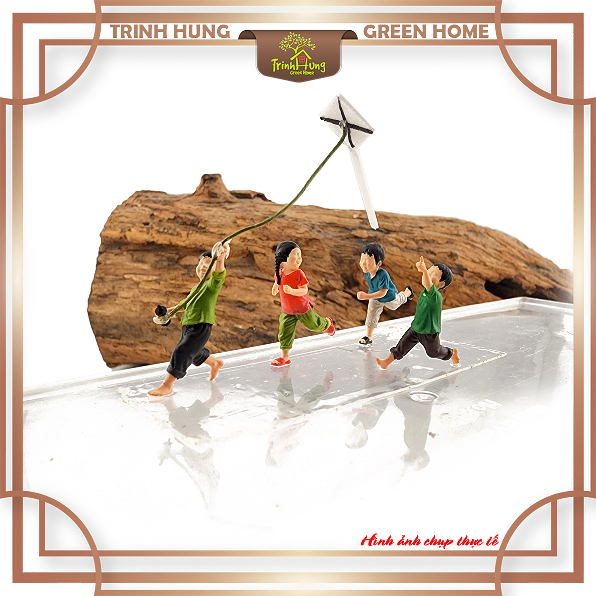 Mô hình Diorama 1/64 - thả diều - in 3D sắc nét