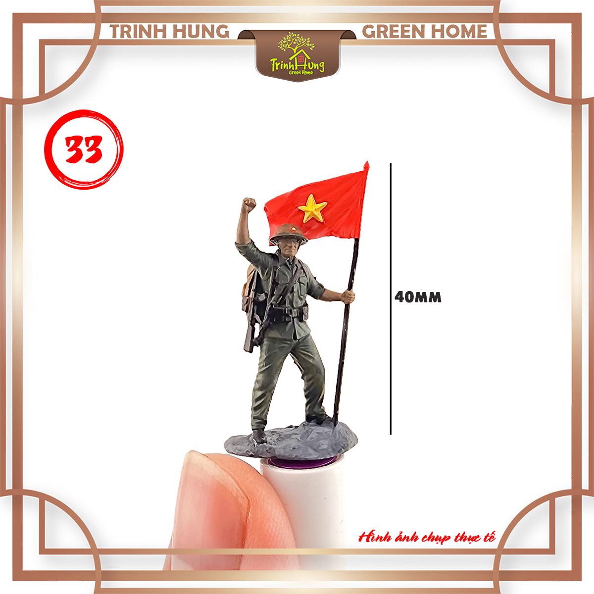 Mô hình lính bộ đội Việt Nam tỷ lệ 1:64 in 3D