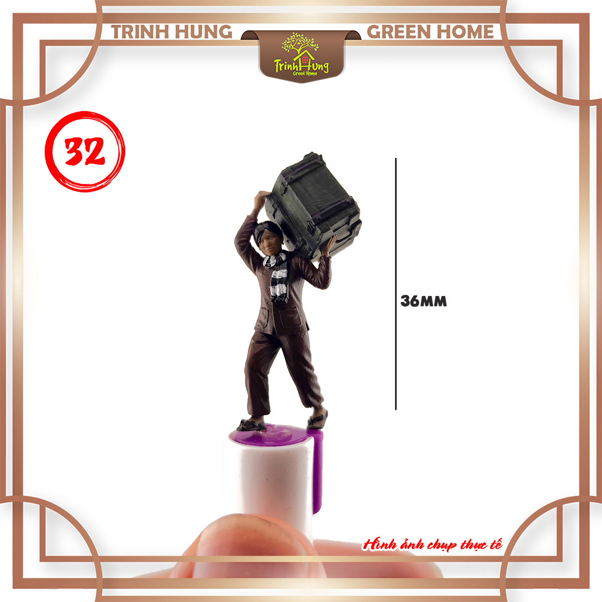 Mô hình lính bộ đội Việt Nam tỷ lệ 1:64 in 3D