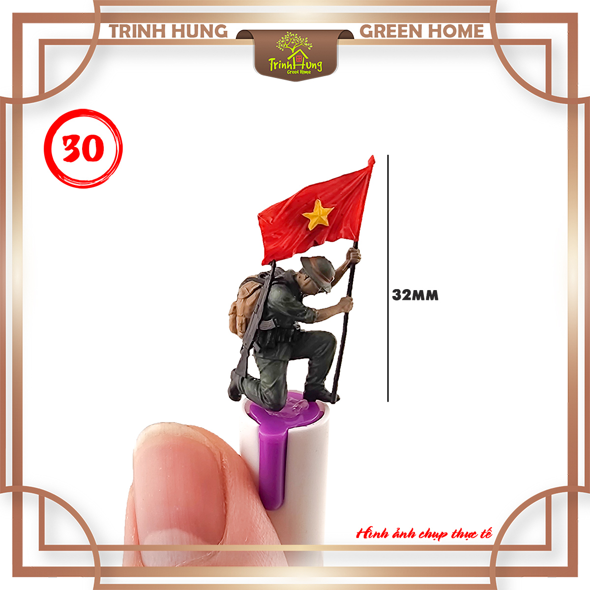 Mô hình lính bộ đội Việt Nam tỷ lệ 1:64 in 3D