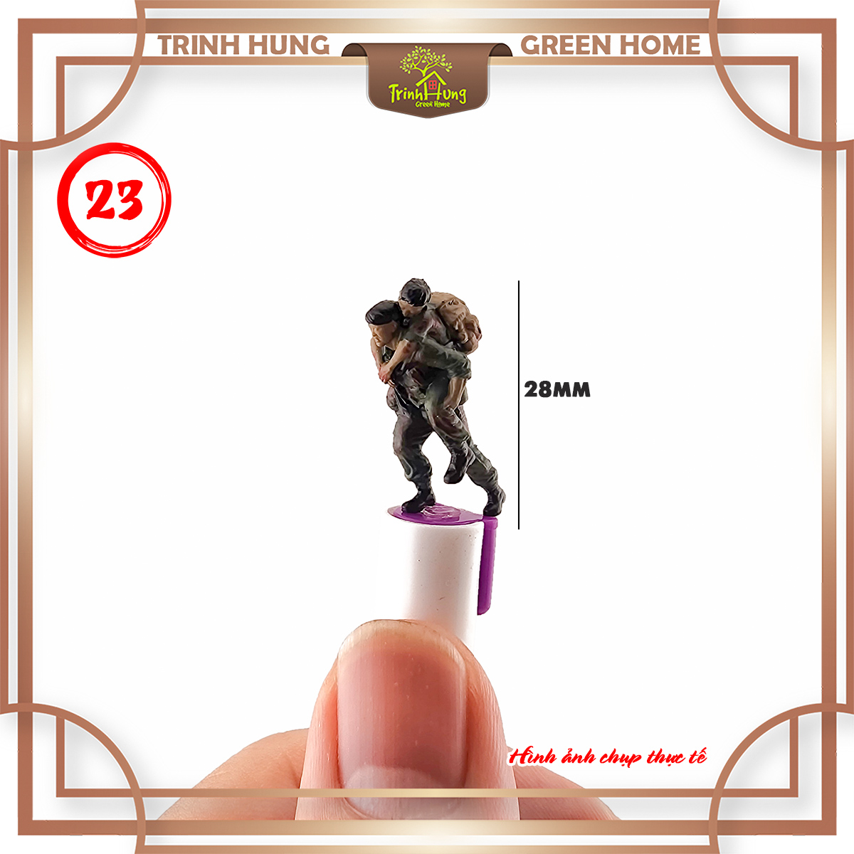 Mô hình lính bộ đội Việt Nam tỷ lệ 1:64 in 3D