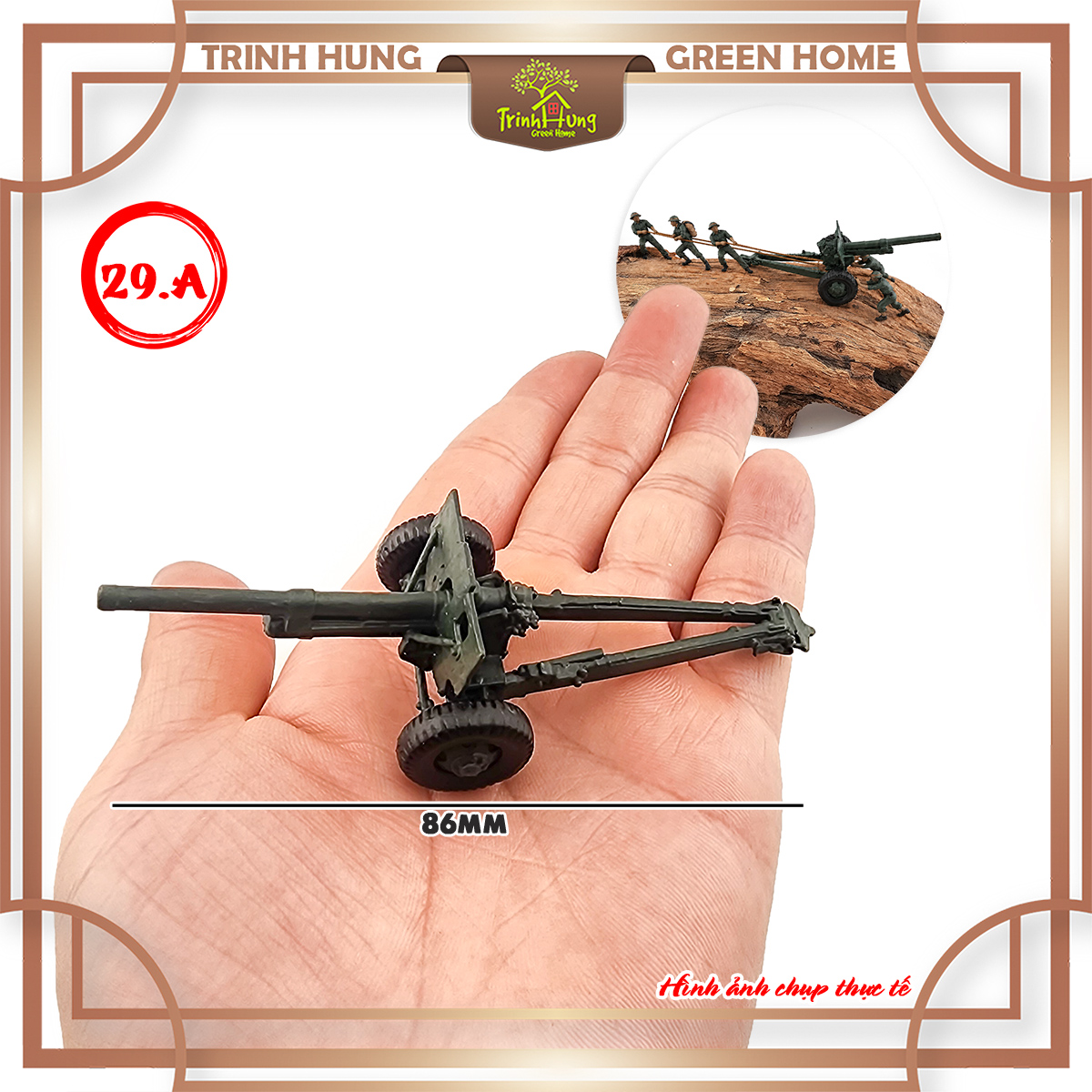 Mô hình lính bộ đội Việt Nam tỷ lệ 1:64 in 3D