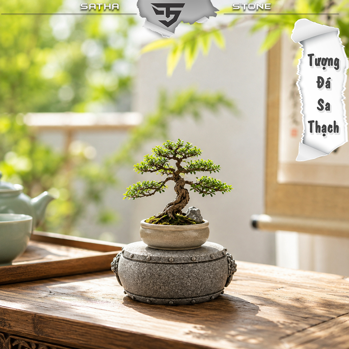 Tượng trống đá sa thạch