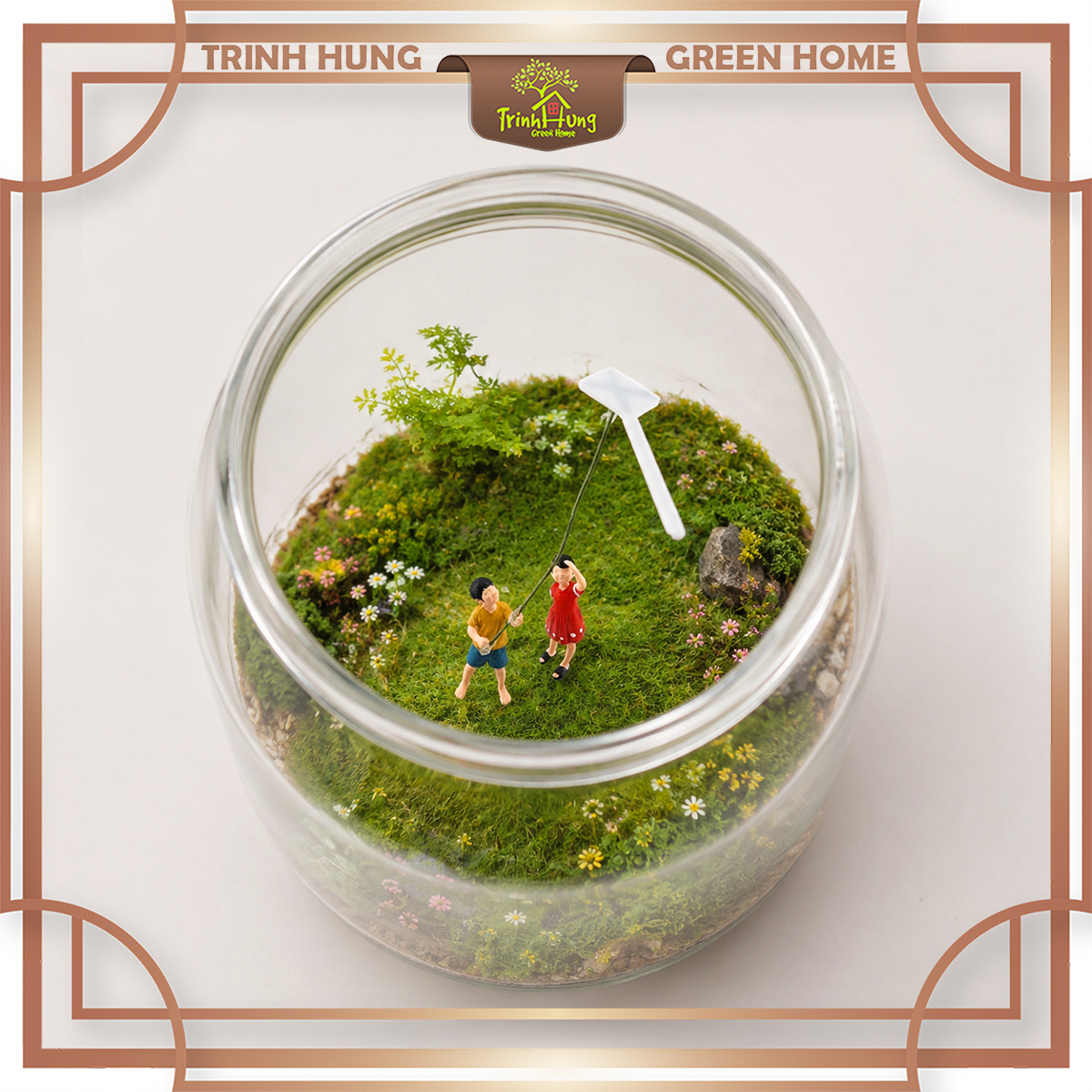 Mô hình Diorama 1/64 - thả diều - in 3D sắc nét