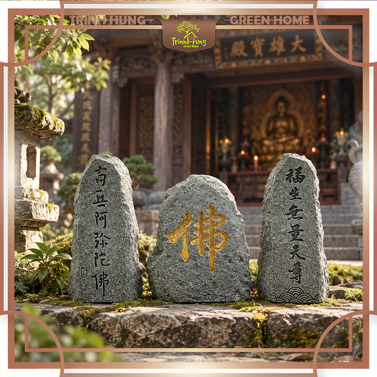 Tượng tảng đá deco đá sa thạch