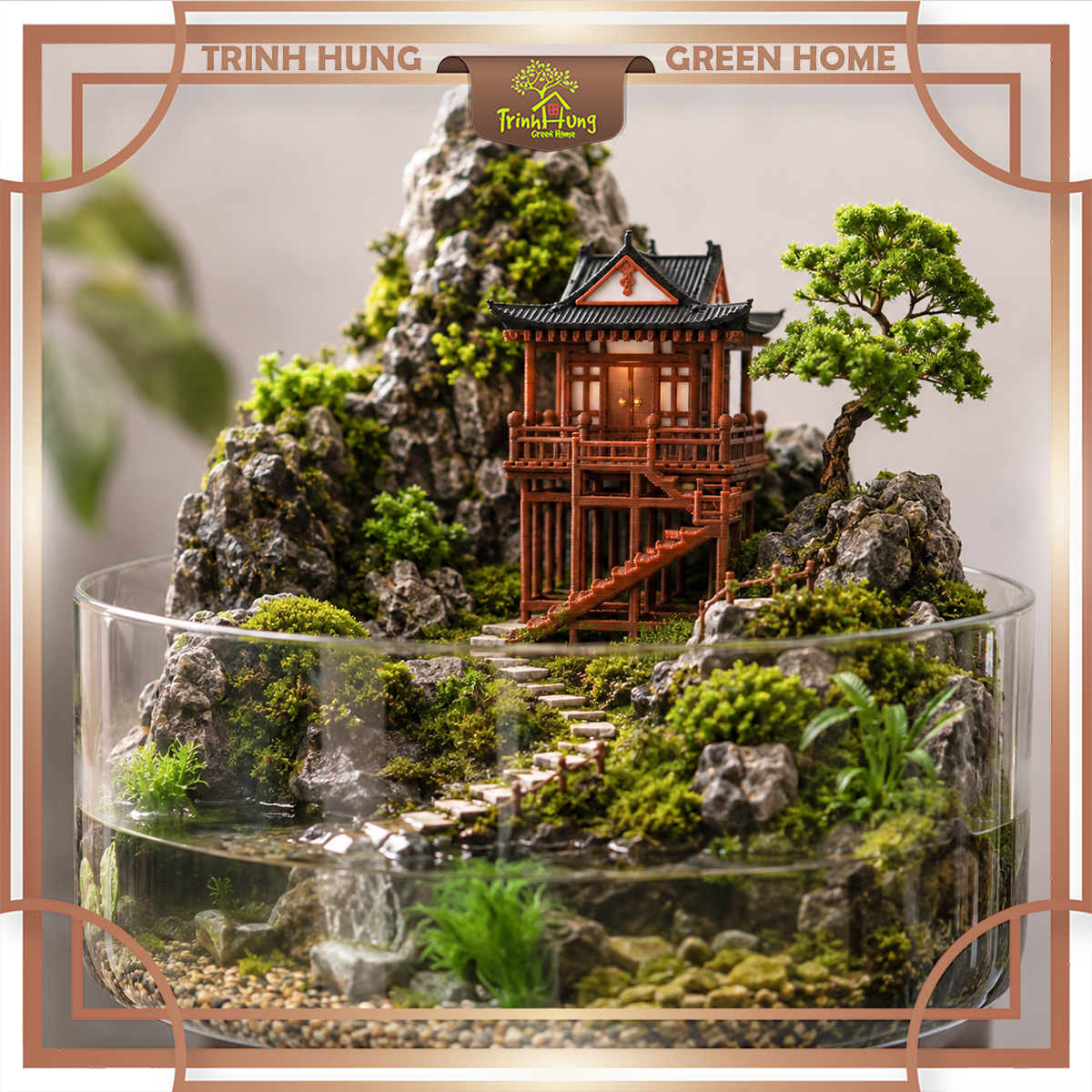 Mô hình nhà Nhật in 3D - Nhà vuông