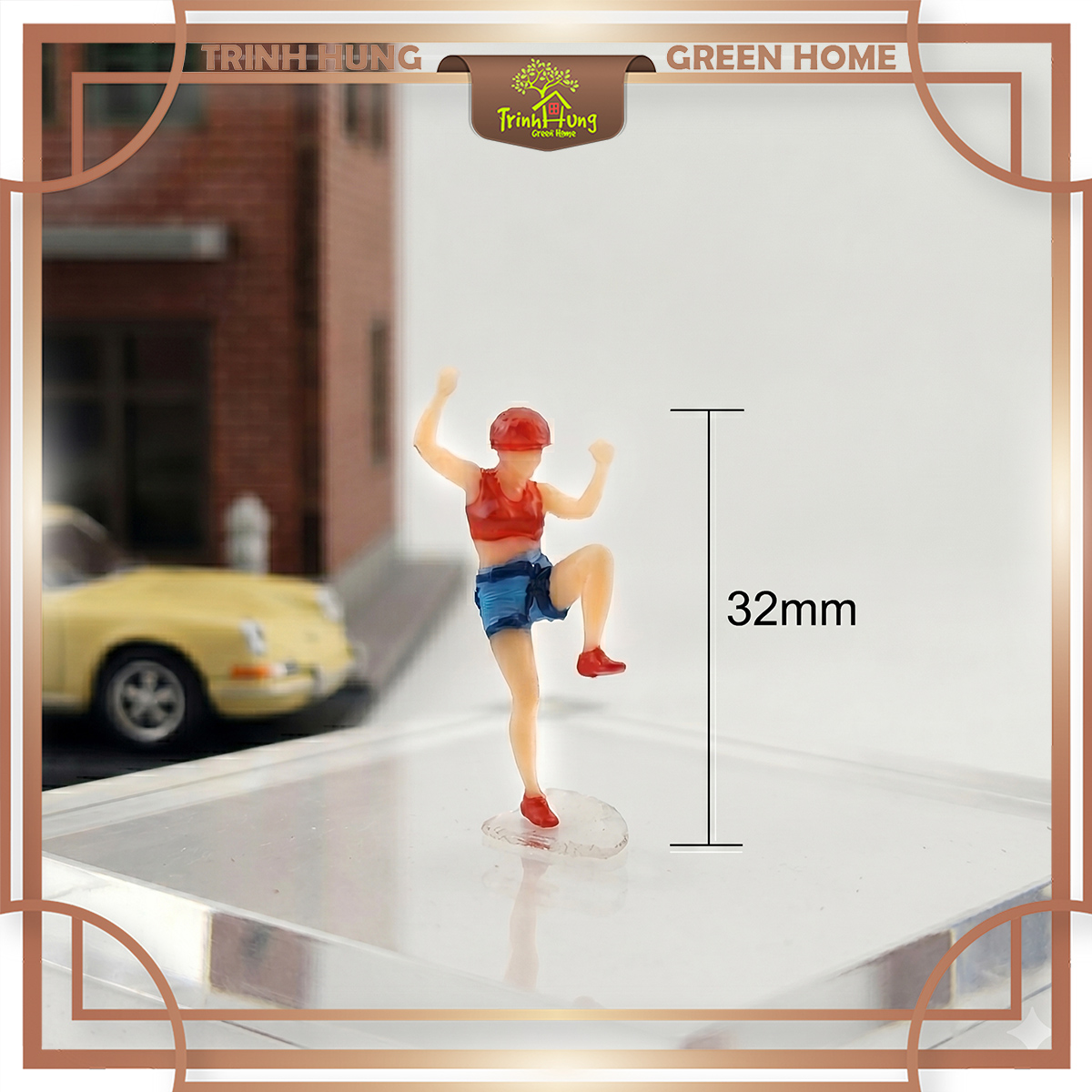 Mô hình Diorama picnic, leo núi in 3D sắc nét