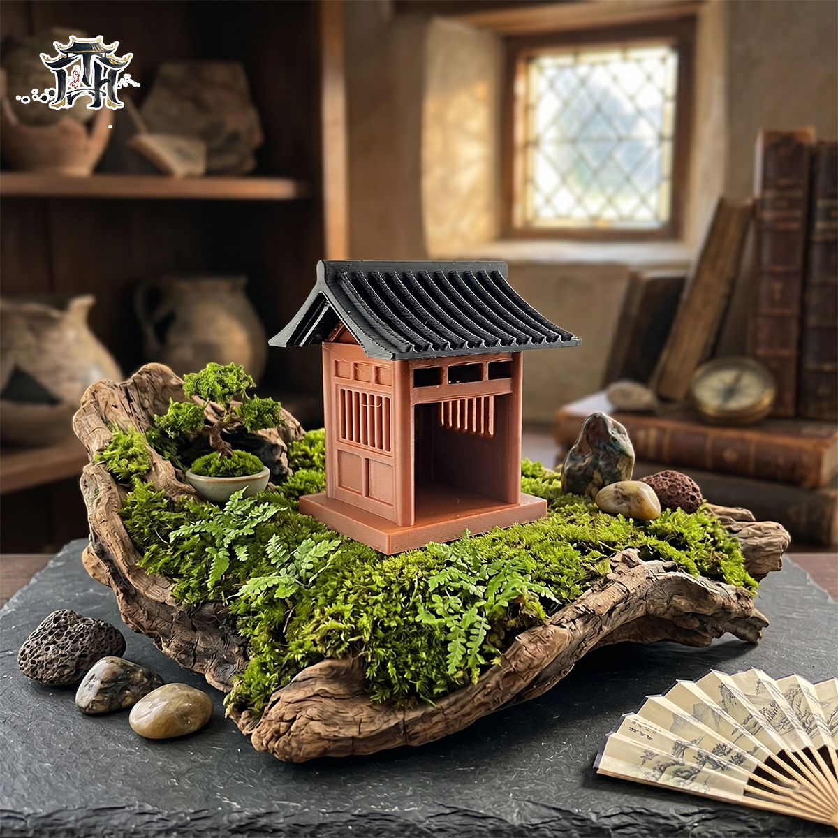 Mô hình nhà cổ trung quốc - miếu nhỏ