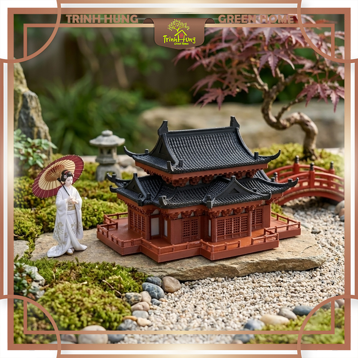 Mô hình nhà Nhật in 3D - nhà chính