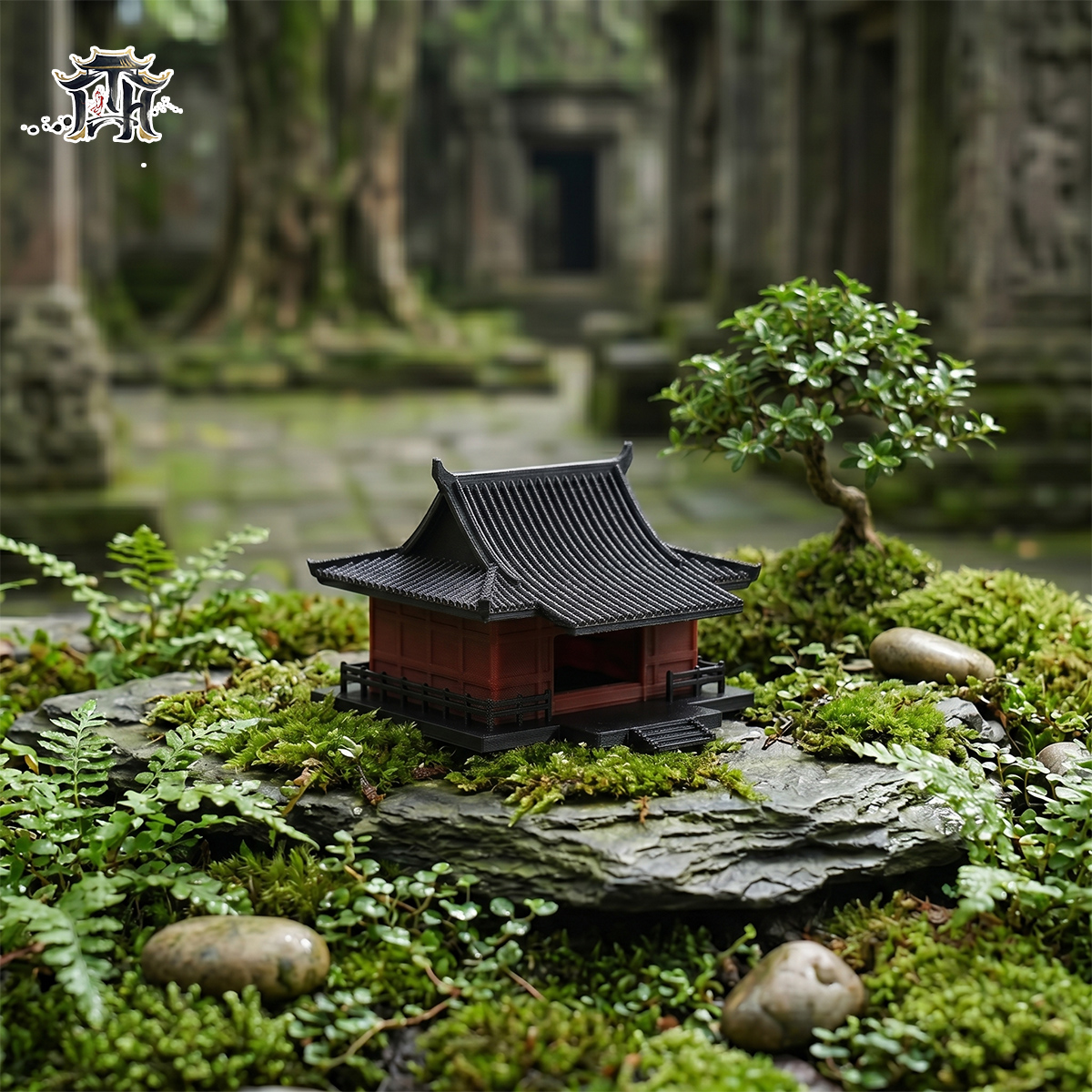 Mô hình nhà cổ trung quốc - nhà không cửa