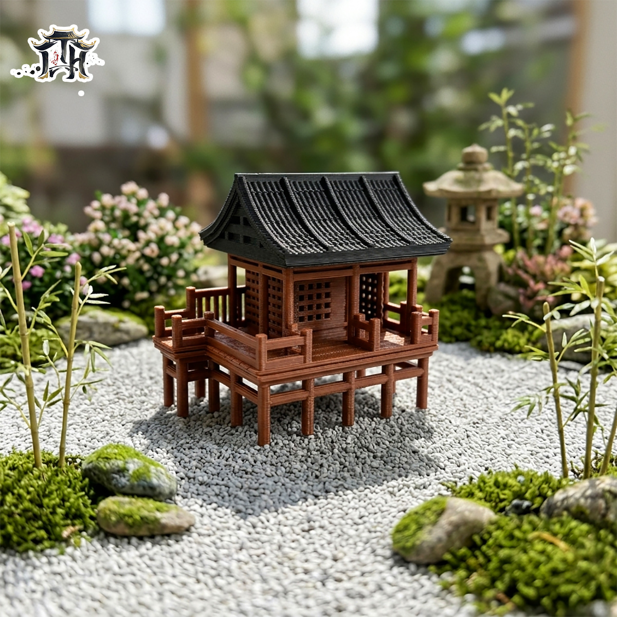 Mô hình nhà cổ trung quốc - Nhà sàn gỗ