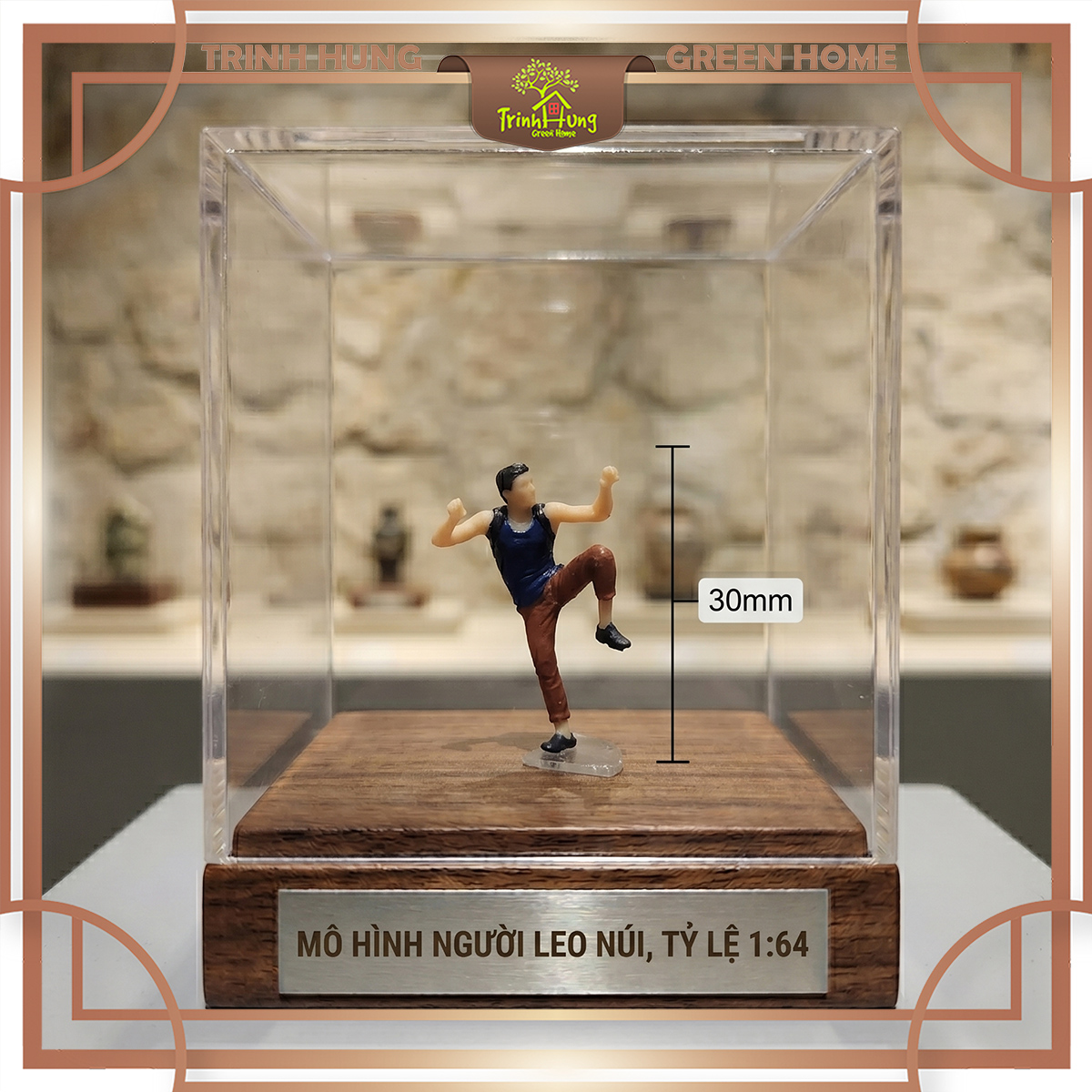 Mô hình Diorama picnic, leo núi in 3D sắc nét
