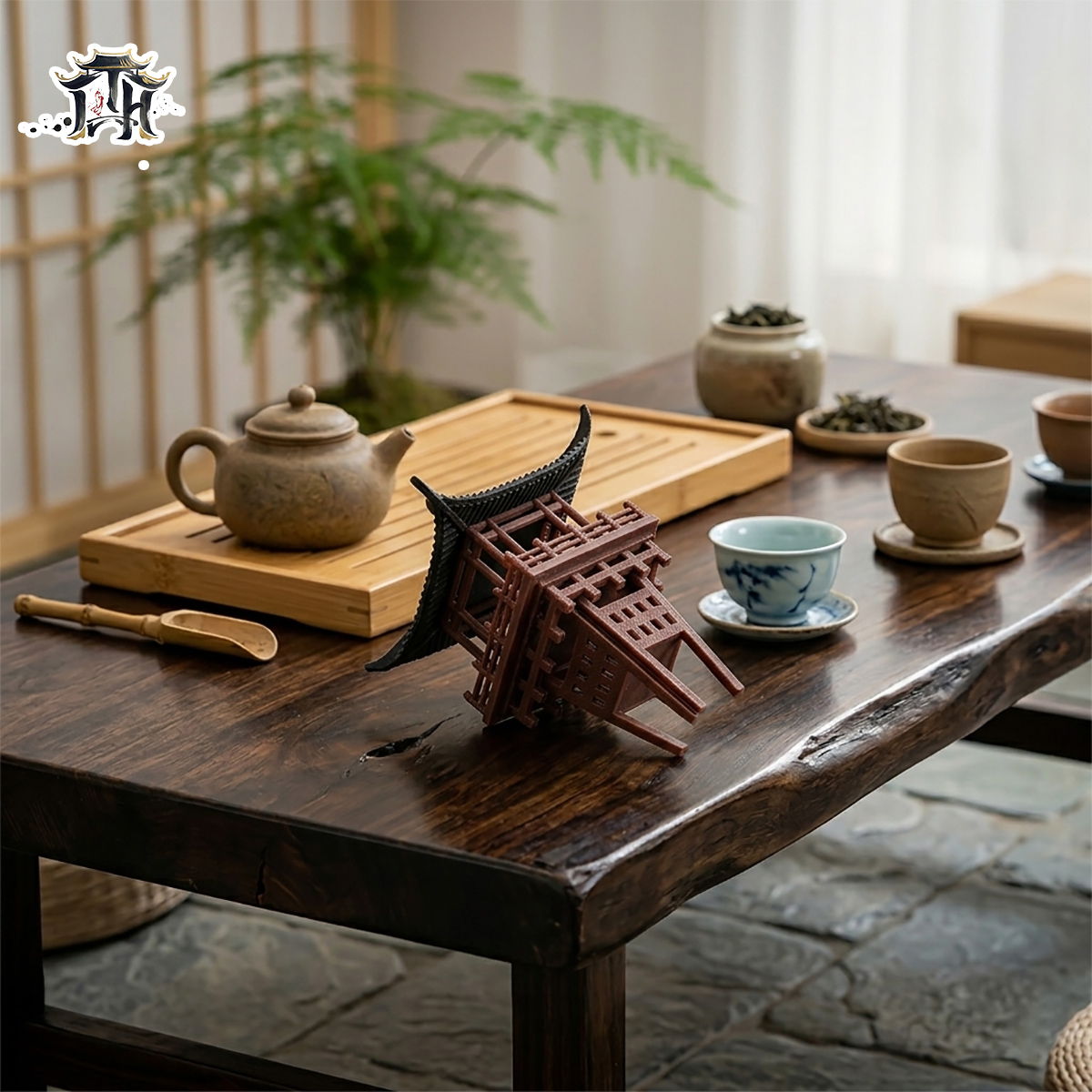 Mô hình nhà cổ trung quốc - Lầu treo vách núi