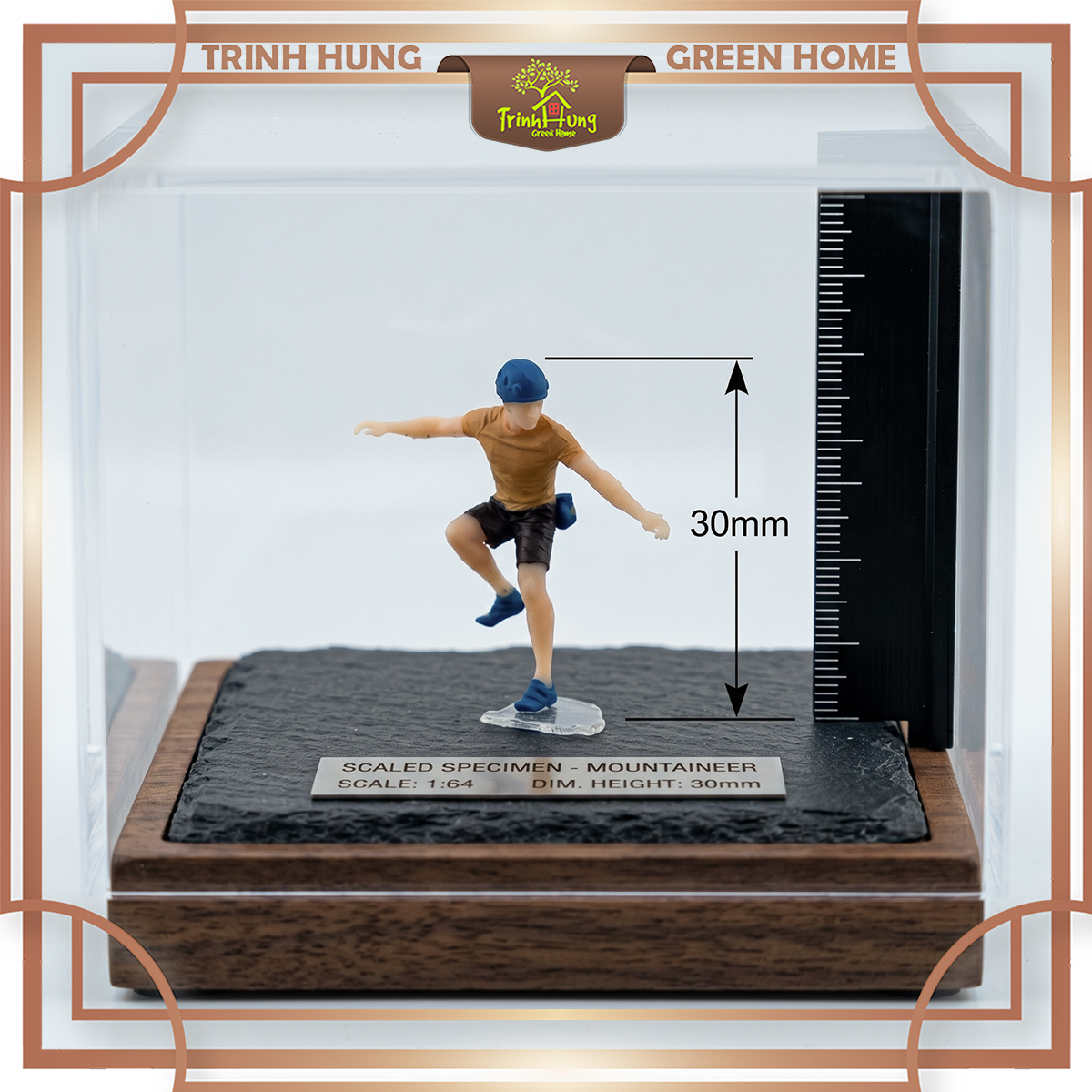 Mô hình Diorama picnic, leo núi in 3D sắc nét