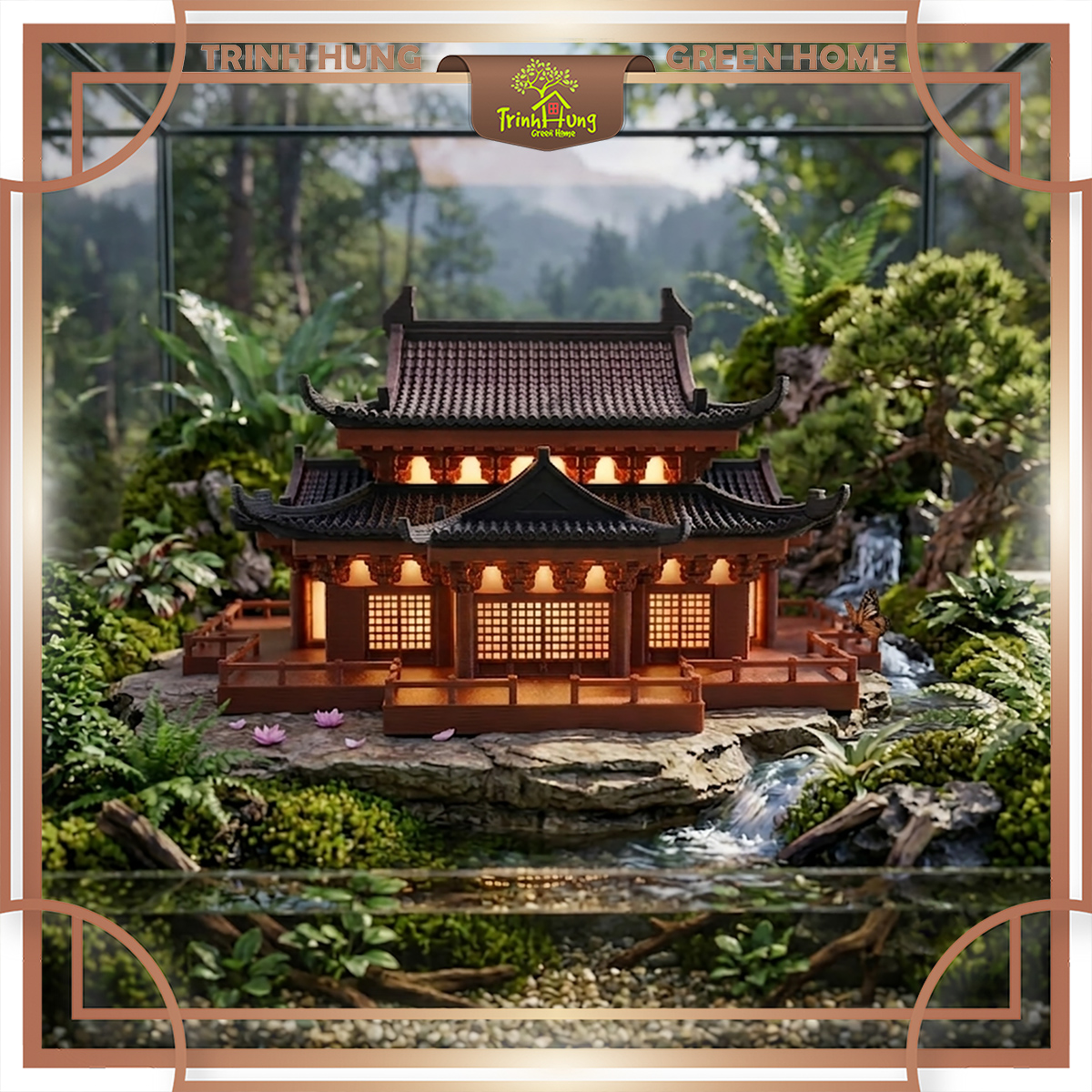 Mô hình nhà Nhật in 3D - nhà chính