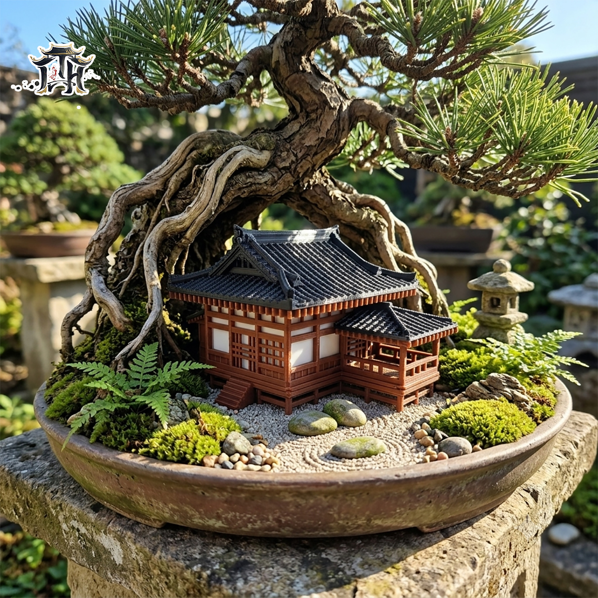Mô hình nhà Nhật in 3D - nhà truyền thống