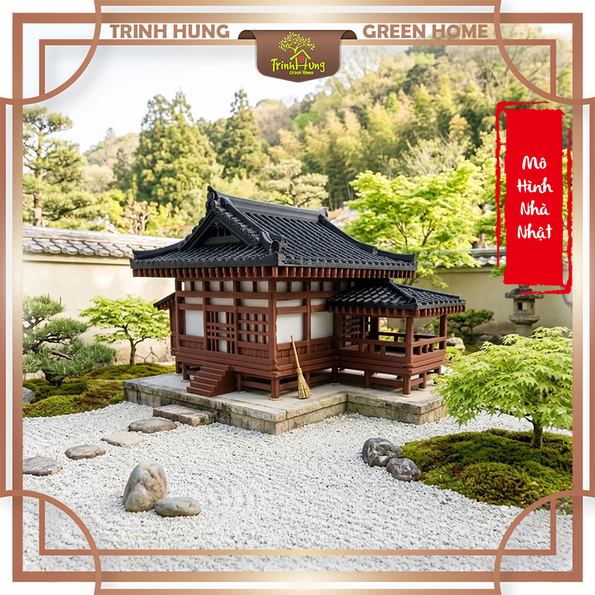 Mô hình nhà Nhật in 3D - nhà truyền thống