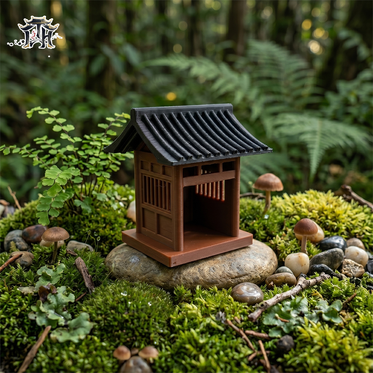 Mô hình nhà cổ trung quốc - miếu nhỏ