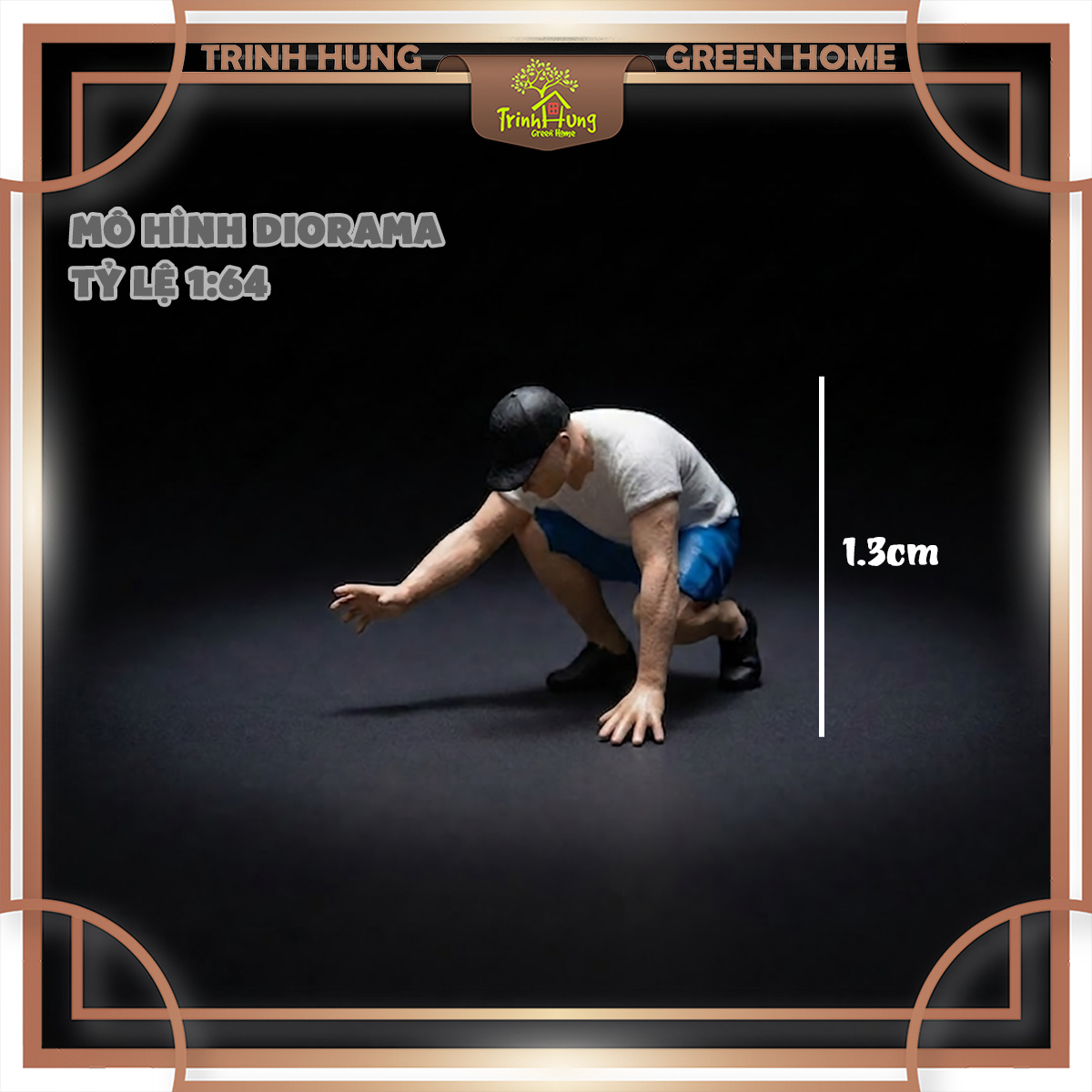 Mô hình Diorama picnic, leo núi in 3D sắc nét